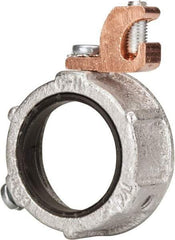 Cooper Crouse-Hinds - 1-1/4" Trade, Malleable Iron Threaded Rigid/Intermediate (IMC) Conduit Bushing - Partially Insulated - Industrial Tool & Supply