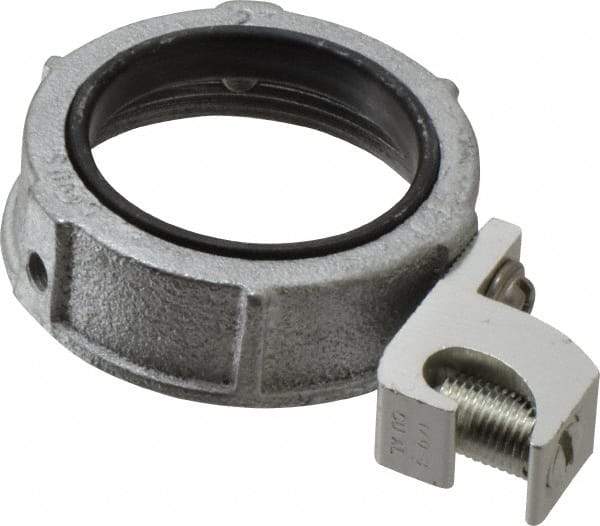 Cooper Crouse-Hinds - 2" Trade, Malleable Iron Threaded Rigid/Intermediate (IMC) Conduit Bushing - Partially Insulated - Industrial Tool & Supply