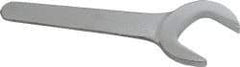 Proto - 1-1/2" Standard Service Open End Wrench - 7-5/8" OAL, Single End, Satin Finish, 30° Head Angle - Industrial Tool & Supply