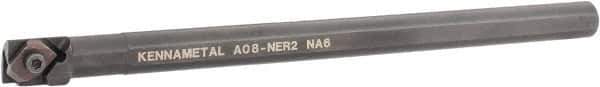 Kennametal - 18.54mm Min Bore Diam, 8" OAL, 1/2" Shank Diam, A-NE Indexable Boring Bar - N. Insert, Clamp Holding Method - Industrial Tool & Supply