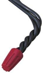 Ideal - 2, 14 to 4, 12 AWG, 600 Volt, Flame Retardant, Standard Twist on Wire Connector - Red, 221°F - Industrial Tool & Supply