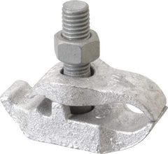 Cooper Crouse-Hinds - 3/4" Pipe, Malleable Iron, Electro Galvanized Conduit Clamp - 1 Mounting Hole - Industrial Tool & Supply