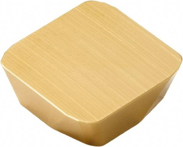 Seco - SPEN1906 MD20 Grade T25M Carbide Milling Insert - TiCN/TiC/TiCN/TiN Finish, 1/4" Thick, 3/4" Inscribed Circle - Industrial Tool & Supply