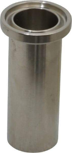 VNE - 3/4", Clamp Style, Sanitary Stainless Steel Pipe Welding Ferrule - Tube OD Connection, Grade 316/316L - Industrial Tool & Supply