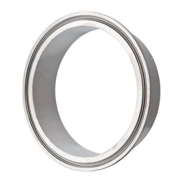 VNE - 4", Clamp Style, Sanitary Stainless Steel Pipe Welding Ferrule - Tube OD Connection, Grade 304 - Industrial Tool & Supply