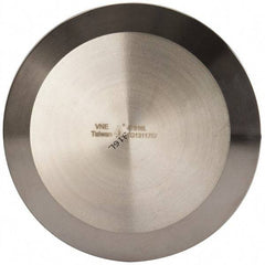 VNE - 4", Clamp Style, Sanitary Stainless Steel Pipe End Cap - Tube OD Connection, Grade 316/316L - Industrial Tool & Supply
