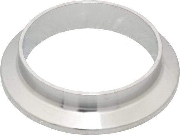 VNE - 2", Clamp Style, Sanitary Stainless Steel Pipe Short Welding Ferrule - Tube OD Connection, Grade 304 - Industrial Tool & Supply