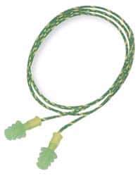 Howard Leight - Reusable, Corded, 27 dB, Flange Earplugs - Green, 100 Pairs - Industrial Tool & Supply