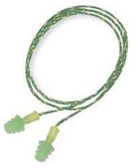 Howard Leight - Reusable, Corded, 27 dB, Flange Earplugs - Green, 100 Pairs - Industrial Tool & Supply