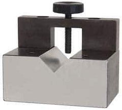 Harig - 1" Max Capacity, 90° Angle, V-Block - 4" Long x 3" Wide x 3" High, Sold as Individual - Industrial Tool & Supply