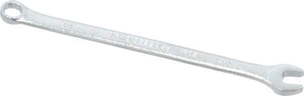 Proto - 1/4" 12 Point Offset Combination Wrench - 15° Offset Angle, 4-7/8" OAL, Steel, Satin Finish - Industrial Tool & Supply