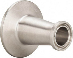 VNE - 1 x 3/4", Clamp Style, Sanitary Stainless Steel Pipe Concentric Reducer - Tube OD Connection, Grade 316/316L - Industrial Tool & Supply