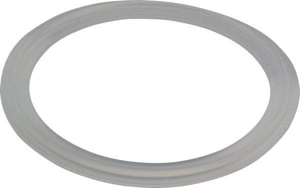VNE - 3", Clamp Style, Sanitary Silicone Pipe Gasket - Tube OD Connection - Industrial Tool & Supply