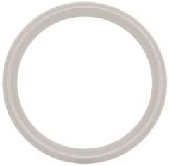 VNE - 4", Clamp Style, Sanitary Silicone Pipe Gasket - Tube OD Connection - Industrial Tool & Supply
