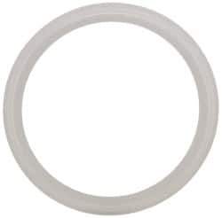 VNE - 4", Clamp Style, Sanitary PTFE Pipe Gasket - Tube OD Connection - Industrial Tool & Supply