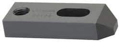 Jergens - 1" Stud, Low Carbon Steel, Plain Strap Clamp - 2" Travel, 10" OAL x 2" Wide x 1-1/2" High, Black Oxide Finish, Tapered Nose - Industrial Tool & Supply