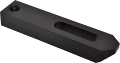 Jergens - 3/4" Stud, Low Carbon Steel, Plain Strap Clamp - 2-1/4" Travel, 8" OAL x 1-3/4" Wide x 1-1/8" High, Black Oxide Finish, Tapered Nose - Industrial Tool & Supply