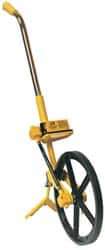 Trumeter - 10,000' Counter Limit, 39" OAL, Yellow/Chrome Measuring Wheel - 2.5" Accuracy per 100", Measures in Feet & Inches - Industrial Tool & Supply
