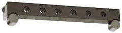 Suburban Tool - 6-1/2 Inch Long x 1 Inch Wide x 0.0001 Inch Center to Center Accuracy, 1-21/32 Inch High, 0.0002 Inch Parallelism, 5 Inch Between Rolls, Sine Bar - Includes Hardened Steel, End Rail - Industrial Tool & Supply