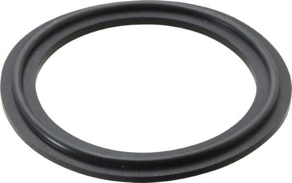 VNE - 2", Clamp Style, Sanitary Viton Pipe Gasket - Tube OD Connection - Industrial Tool & Supply