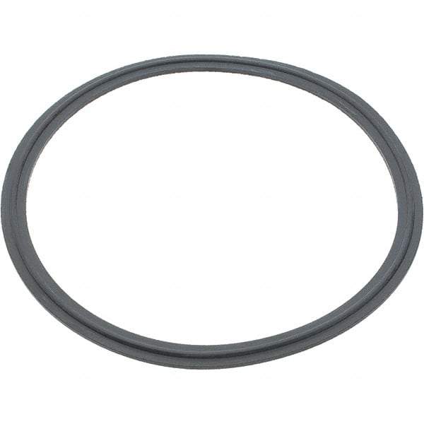 VNE - 6", Clamp Style, Sanitary Buna-N Pipe Gasket - Tube OD Connection - Industrial Tool & Supply