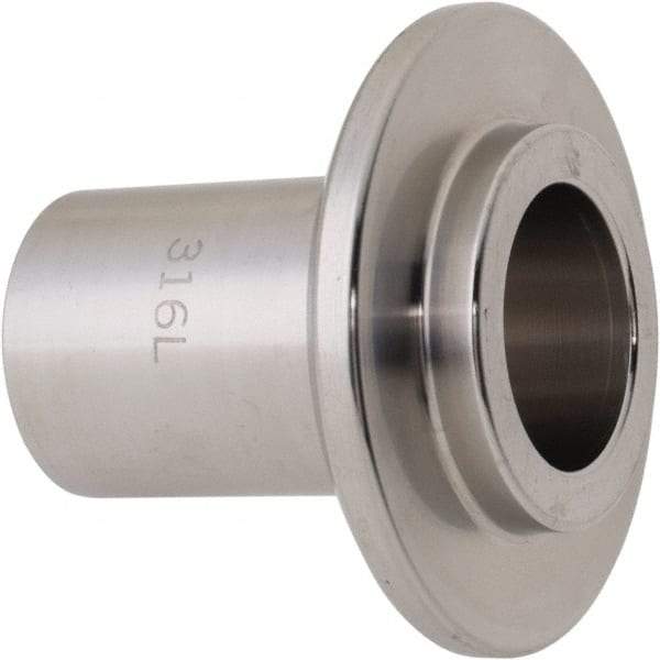 VNE - 1", E-Line Style, Sanitary Stainless Steel Pipe Long Welding Ferrule - Male Connection, Grade 304 - Industrial Tool & Supply