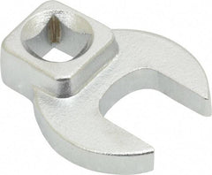 Blackhawk by Proto - 16mm 3/8" Drive Satin Open End Crowfoot Wrench - 1.6" OAL - Industrial Tool & Supply