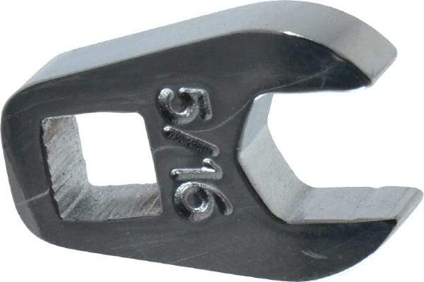 Proto - 5/16" 1/4" Drive Chrome Open End Crowfoot Wrench - 21/32" Head Diam x 1/4" Head Thickness - Industrial Tool & Supply