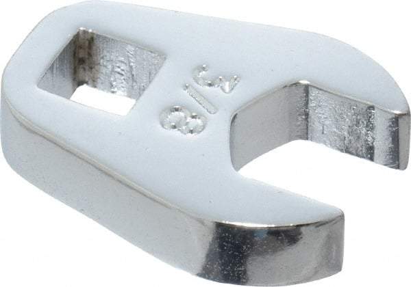 Proto - 3/8" 1/4" Drive Chrome Open End Crowfoot Wrench - 25/32" Head Diam x 1/4" Head Thickness - Industrial Tool & Supply