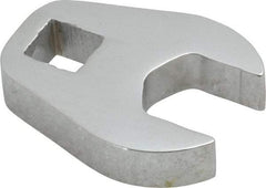 Proto - 5/8" 3/8" Drive Chrome Open End Crowfoot Wrench - 1.35" Head Diam x 1/4" Head Thickness - Industrial Tool & Supply