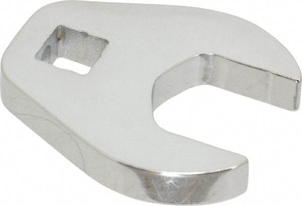 Proto - 13/16" 3/8" Drive Chrome Open End Crowfoot Wrench - 1.72" Head Diam x 1/4" Head Thickness - Industrial Tool & Supply
