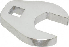 Proto - 13/16" 3/8" Drive Chrome Open End Crowfoot Wrench - 1.72" Head Diam x 1/4" Head Thickness - Industrial Tool & Supply