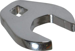 Proto - 7/8" 3/8" Drive Chrome Open End Crowfoot Wrench - 1.781" Head Diam x 1/4" Head Thickness - Industrial Tool & Supply