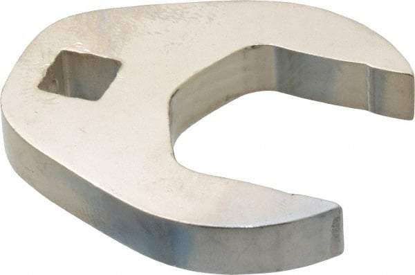 Proto - 1-3/16" 3/8" Drive Chrome Open End Crowfoot Wrench - 2.12" Head Diam x 0.38" Head Thickness - Industrial Tool & Supply