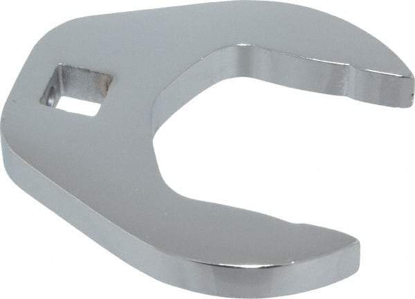 Proto - 1-3/8" 3/8" Drive Chrome Open End Crowfoot Wrench - 2.4" Head Diam x 0.38" Head Thickness - Industrial Tool & Supply