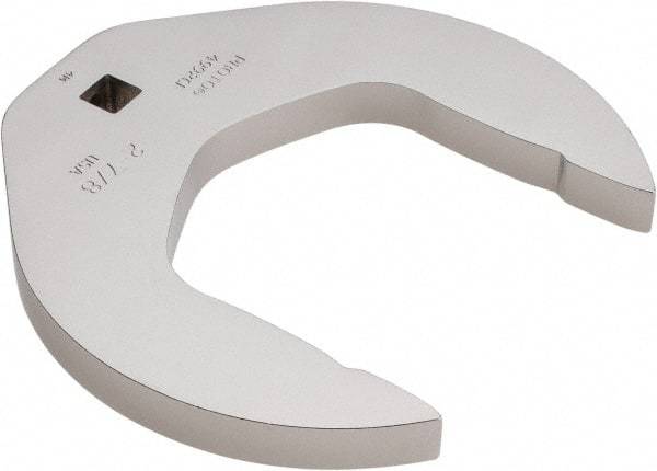 Proto - 2-7/8" 3/8" Drive Chrome Open End Crowfoot Wrench - 5.09" Head Diam x 1/2" Head Thickness - Industrial Tool & Supply