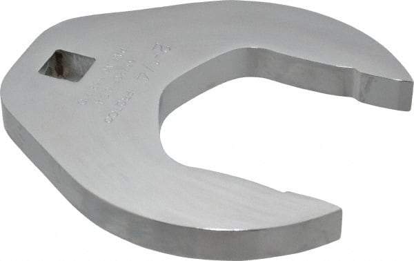 Proto - 2-1/4" 1/2" Drive Chrome Open End Crowfoot Wrench - 4-7/32" Head Diam x 1/2" Head Thickness - Industrial Tool & Supply