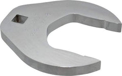 Proto - 2-1/4" 1/2" Drive Chrome Open End Crowfoot Wrench - 4-7/32" Head Diam x 1/2" Head Thickness - Industrial Tool & Supply