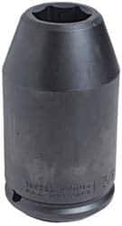 Proto - 1-1/2" Drive 3-5/16" Deep Impact Socket - 6 Points, 6-1/2" OAL - Industrial Tool & Supply