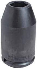 Proto - 1-1/2" Drive 2-7/16" Deep Impact Socket - 6 Points, 6" OAL - Industrial Tool & Supply