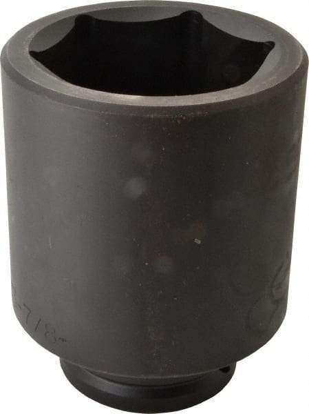 Proto - 1-1/2" Drive 3-7/8" Deep Impact Socket - 6 Points, 6-3/4" OAL - Industrial Tool & Supply