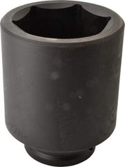Proto - 1-1/2" Drive 3-7/8" Deep Impact Socket - 6 Points, 6-3/4" OAL - Industrial Tool & Supply