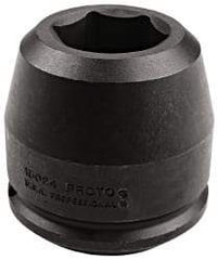 Proto - 2-1/2" Drive 2-15/16" Standard Impact Socket - 6 Points, 5-5/8" OAL - Industrial Tool & Supply