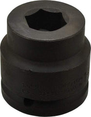 Proto - 1-1/2" Drive 1-5/16" Standard Impact Socket - 6 Points, 3-1/8" OAL - Industrial Tool & Supply