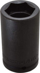 Proto - 3/4" Drive 1-1/2" Deep Thin Wall Impact Socket - 6 Points, 4" OAL - Industrial Tool & Supply