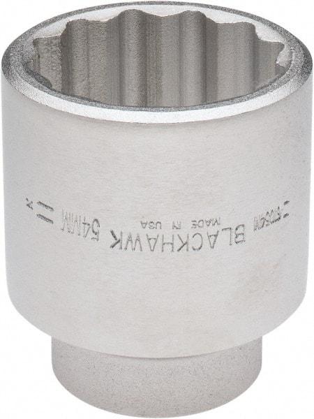 Blackhawk by Proto - 3/4" Drive, Standard Hand Socket - 12 Points, 3-13/64" OAL, Alloy Steel, Black Finish - Industrial Tool & Supply