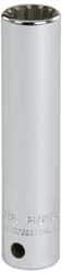 Proto - 1" Drive, 1-1/16" Socket, Spline Socket - 12 Points, 2-1/2" OAL - Industrial Tool & Supply