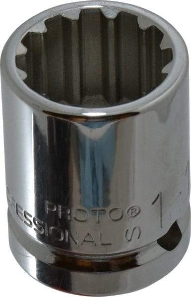Proto - 3/4" Drive, 1-1/16" Socket, Spline Socket - 12 Points, 1-31/32" OAL - Industrial Tool & Supply