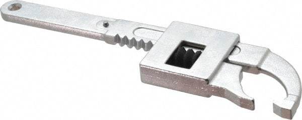 Facom - 3/8" to 1-31/32" Capacity, Satin Chrome Finish, Adjustable Hook Spanner Wrench - 20-7/8" OAL, 5/32" Hook Pin Height - Industrial Tool & Supply