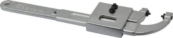 Facom - 0" to 1-31/32" Capacity, Satin Chrome Finish, Pin Spanner Wrench - 8-15/32" OAL, 2.5mm Hook Pin Height - Industrial Tool & Supply